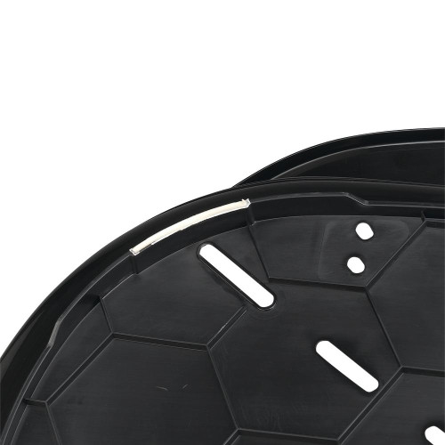 Пластиковий лежак Ferplast Siesta Deluxe 6 Black з антиковзаючим покриттям, 70.5×52×23.5 см
