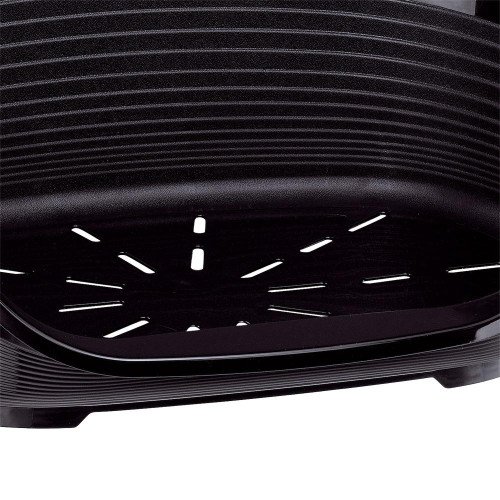 Пластиковий лежак Ferplast Siesta Deluxe 8 Black з антиковзаючим покриттям, 82.5×59.5×25 см