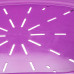 Пластиковий лежак Ferplast Siesta Deluxe 8 Violet з антиковзаючим покриттям, 82.5×59.5×25 см