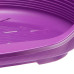 Пластиковий лежак Ferplast Siesta Deluxe 10 Violet з антиковзаючим покриттям, 93.5×68.5×28.5 см