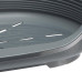 Пластиковий лежак Ferplast Siesta Deluxe 12 Grey з антиковзаючим покриттям, 111×80,5×33,5 см