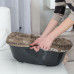 Пластиковий лежак Ferplast Sofa 8 Cities в комплекті з подушкою для собак і котів, 85×62×28.5 см