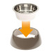 Ferplast Jolie Large Dove Grey Bowl металева миска для собак і кішок, 23,3 см