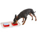 Ferplast Glam Tray Extra Small Red пастіковий піднос з мисками для кішок і собак, червоний, 40x23x4,5 см