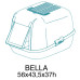 Закритий туалет Ferplast Toilet Home Bella Restyling для кішок