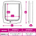 Ferplast Swing 15 Tunnel White дверцята для собак і кішок біла, 41,2x9,6x48,2 см