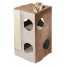 Ferplast Cat Tree Kubo 2 будиночок для котів з кігтеточкою і зонами для відпочинку та ігор, 45x47x89 см