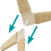Ferplast Cat Scratcher Tripod кігтеточка для котів з дерева і сизалю, 54x48x45 см