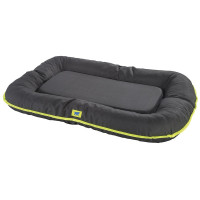 Подушка с бортиками Ferplast Oscar 80 Cushion Black для собак, прочная ткань, чёрная, 80×60×11 см Подушка с бортиками Ferplast Oscar 80 Cushion Black для собак, прочная ткань, чёрная, 80×60×11 см