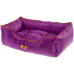 М'який диван Ferplast Jazzy 60 Bedding Purple для собак, фіолетовий, 66×50×20 см