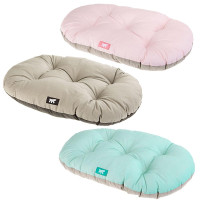 Подушка-підстилка Ferplast Relax 78/8 Pink-Grey-Blue для котів і собак, 78×50 см