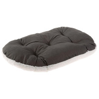 Подушка-підстилка Ferplast Relax F 89/10 Brown-Beige для котів і собак, з бавовни і хутра, 85×55 см Подушка-підстилка Ferplast Relax F 89/10 Brown-Beige для котів і собак, з бавовни і хутра, 85×55 см