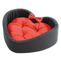 Подушка Ferplast Cuore Medium Love для собак і котів, у формі серця, 51×46×15 см Подушка Ferplast Cuore Medium Love для собак і котів, у формі серця, 51×46×15 см