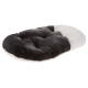 Хутряна подушка Ferplast Relax 78/8 Soft Black для котів і собак, чорна, 78×50 см