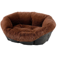 Подушка Ferplast Spare Sofa 2 Soft до лежанки Sofa для котів і собак, коричневий, 43×31 см