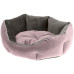Оксамитовий диван Ferplast Queen 45 Pruple-Grey для котів і собак, 44×40×16 см