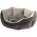 Оксамитовий диван Ferplast Queen 50 Beige-Grey для котів і собак, 50×40×18 см