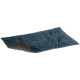 Двухгранна оксамитова підстилка Ferplast Baron 110 Blanket Blue-Grey для котів і собак, 110×70 див