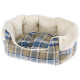 Хутряний диван Ferplast Etoile 2 Blue Dogbed для собак і котів, 45×46×20 см