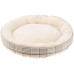 Матрац Ferplast Lagoon 60 Beige Dogbed з екологічно чистого хутра для собак і котів, 60×12 см
