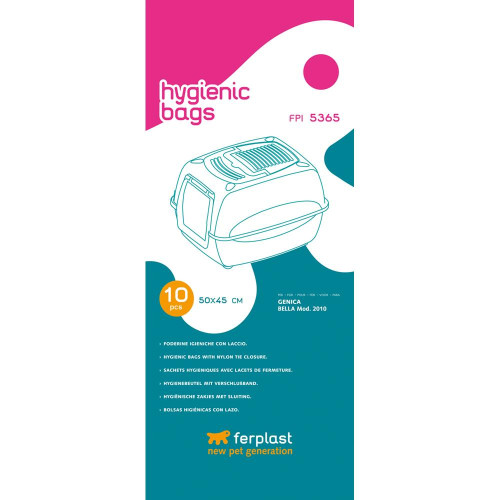 Гігієнічні пакети FPI 5365 Hygienic Bags для котячих туалетів, 50x45 см