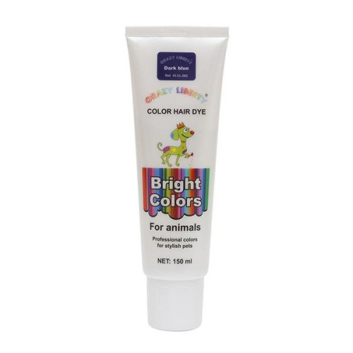 Фарба для вовни Crazy Liberty Color Hair Dye 150 мл. Dark Blue.