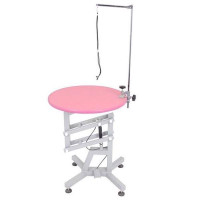 Круглий стіл для грумінгу Shernbao FT-831 Pink