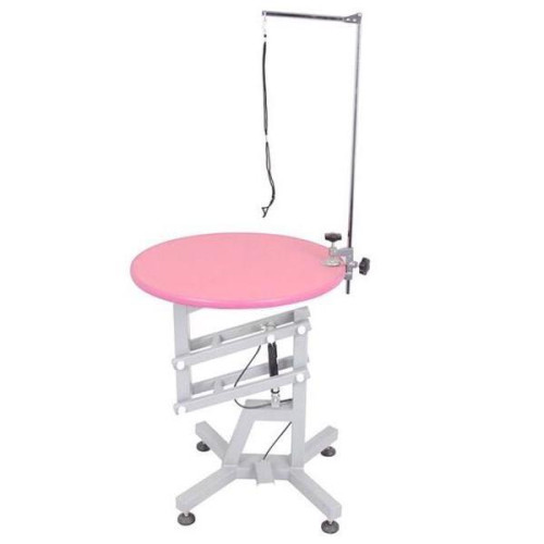 Круглий стіл для грумінгу Shernbao FT-831 Pink