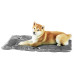 Водоотталкивающая подушка Ferplast Jolly 65 Cushion Grey для собак, сіра, 65×48 см