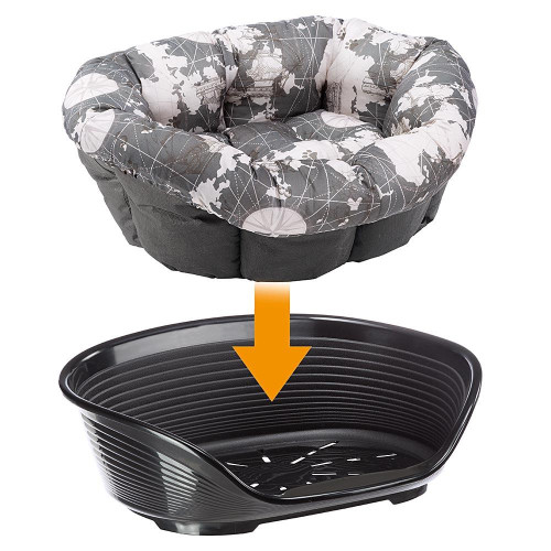 Подушка до лежанки Ferplast Spare Sofa Triangle 2 для котів і собак, з принтом, 43×31 см