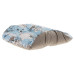 Подушка-підстилка Ferplast Relax 65/6 Map Blue-Grey-Black для котів і собак, 65×42 см