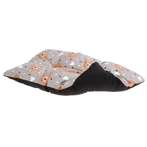 Лежак Ferplast Coccolo 50 Teddy-Fox для собак і котів, 55×45×20 см
