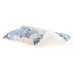 Лежак Ferplast Coccolo 60 Map Blue-Grey для собак і котів, 66×50×20 см