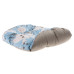 Лежак Ferplast Dandy C 45 Map Blue-Grey для собак і котів, з бавовни, 45×35×13 см