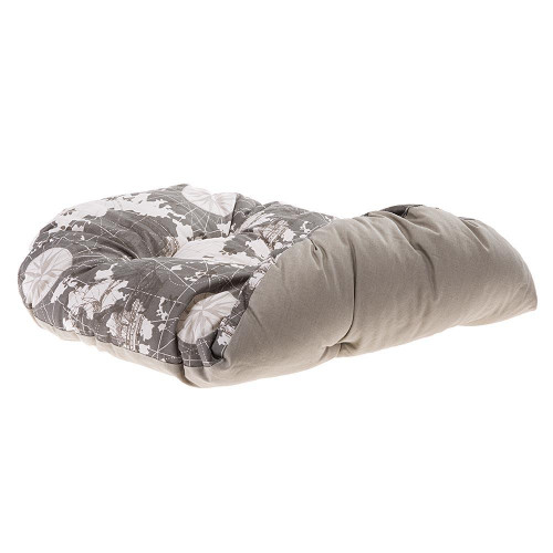 М'який лежак Ferplast Dandy C 55 Map Blue-Grey для собак і котів, 55×41×15 см