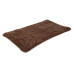 Двосторонній хутряний килим Ferplast Nanna 70 Soft Blanket Brown для собак і котів, коричневий, 57×38 см