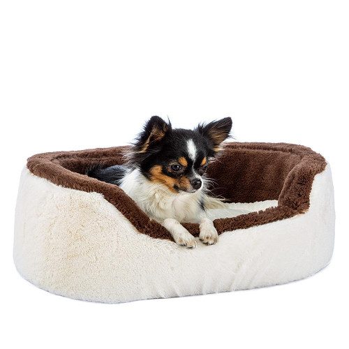 Ліжко Ferplast Nido 80 Bedding Soft Brown для собак і котів, коричневий, 80×55×20 см