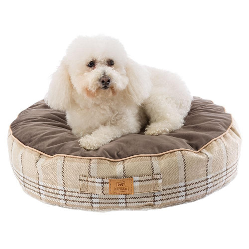 Двостороння подушка Ferplast Livingston 60 Cushion Brown для котів і собак, 60×15 см