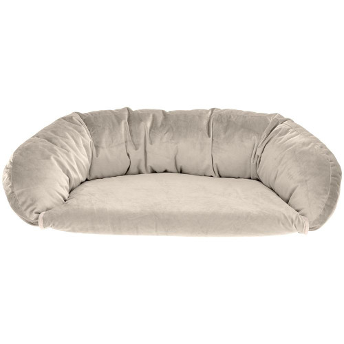 Диван з додатковою зоною відпочинку Ferplast Dundee Bedding Beige для собак, 65×85×17 см