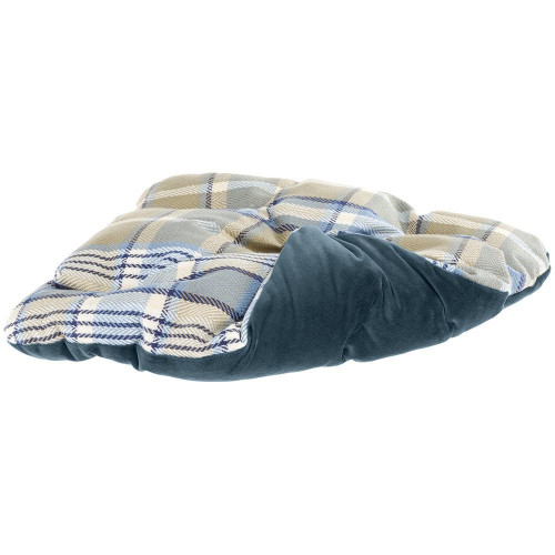 Будиночок, що трансформується в лежак Ferplast Edinburgh House Blue для котів, 44×44×33 см