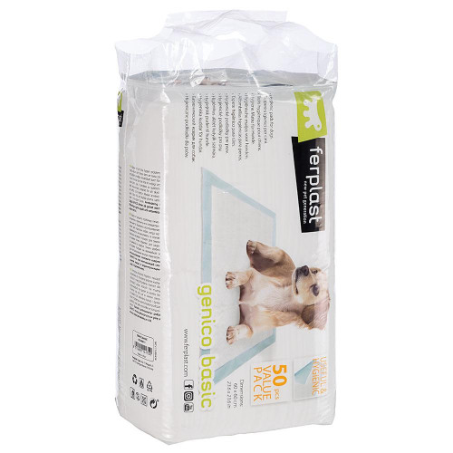 Гігієнічні пелюшки Genico Basic для собак, 60x60 см