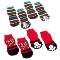 Шкарпетки Ferplast Pet Socks Antislip Medium з антиковзаючою підошвою, для собак, різнокольорові, 8.5×3.5×0.8 см Шкарпетки Ferplast Pet Socks Antislip Medium з антиковзаючою підошвою, для собак, різнокольорові, 8.5×3.5×0.8 см