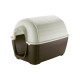 Пластикова будка Ferplast Kenny Mini Plastic Kennel для собак у формі голку, 40x66x40 см