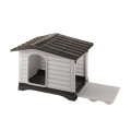 Пластикова будка Ferplast Dogvilla 70 з відкривається бічною панеллю, 73x59x53 см