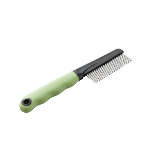 Ferplast GRO 5790 гребінець для кішок з зубами з хрому, 20x1,6x4 см