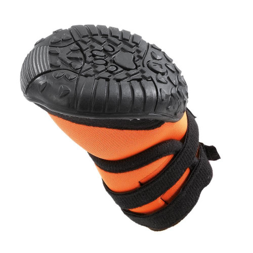 Захисне взуття Ferplast Trekking Shoes для собак, розмір L, помаранчева, 7×8.5×12см