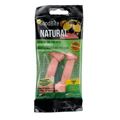 Жувальна іграшка Ferplast GoodBite Natural BAG Ham XS для собак 15 г