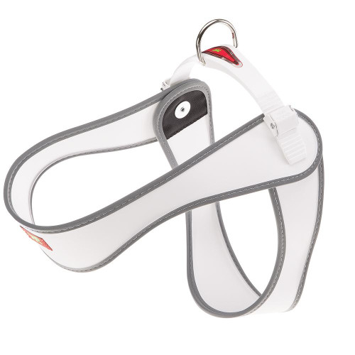 Ferplast Agila 4 Harness White ергономічна шлейки для собак з еластичним шнуром, 44x52 см
