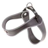 Ferplast Agila 4 Harness Black ергономічна шлейки для собак з еластичним шнуром, 44x52 см