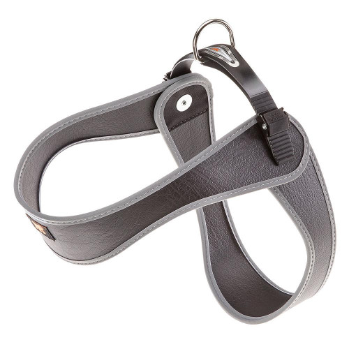 Ferplast Agila 4 Harness Black ергономічна шлейки для собак з еластичним шнуром, 44x52 см